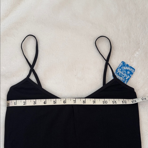 NWT Free People Black Seamless Mini Slip Size M/L - Picture 5 of 7